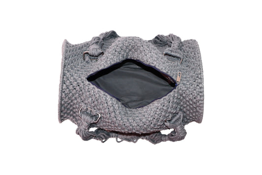 Duffle (handwoven) (grey)